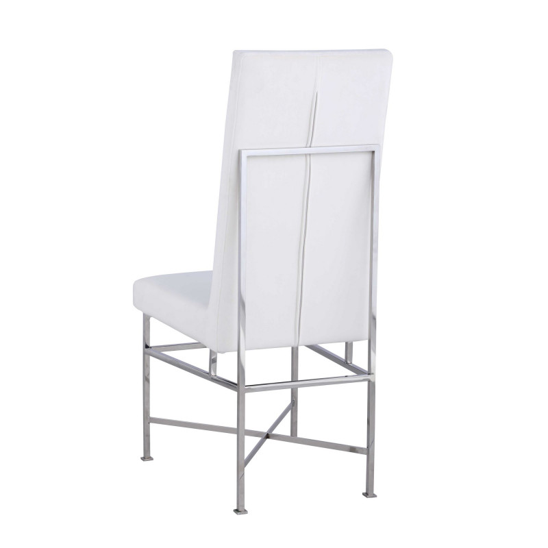 Kendall Sc Crm Contemporary Side Chair Steel Frame 3