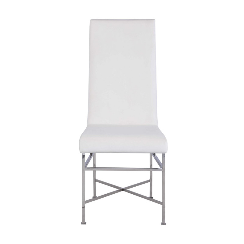 Kendall Sc Crm Contemporary Side Chair Steel Frame 4