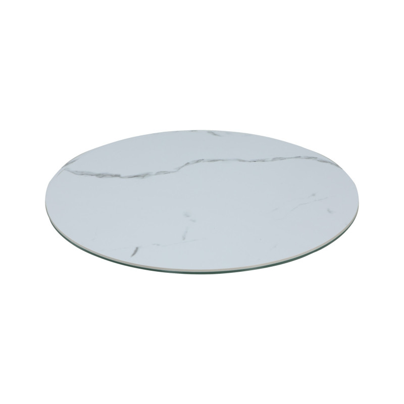 LAZY-SUSAN-24-CER 24” Round White Ceramic Lazy Susan