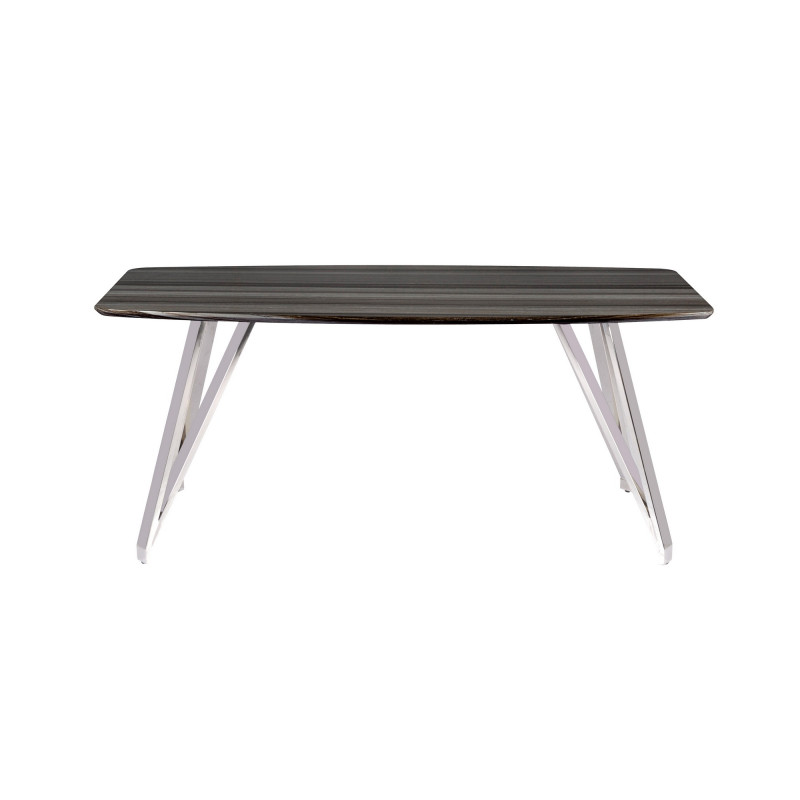 Leslie Dt Contemporary Dining Table Marbleized Top 3
