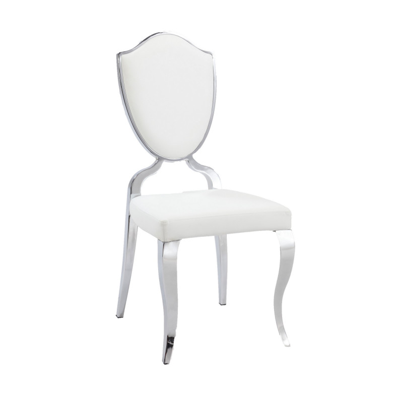 Letty Sc Wht Shield Back Side Chair With Cabriole Legs 1