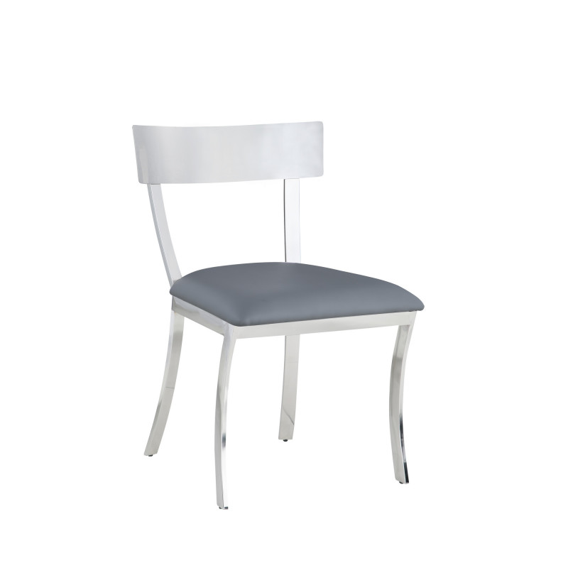 Maiden Sc Gry Contemporary Curved Back Side Chair 1