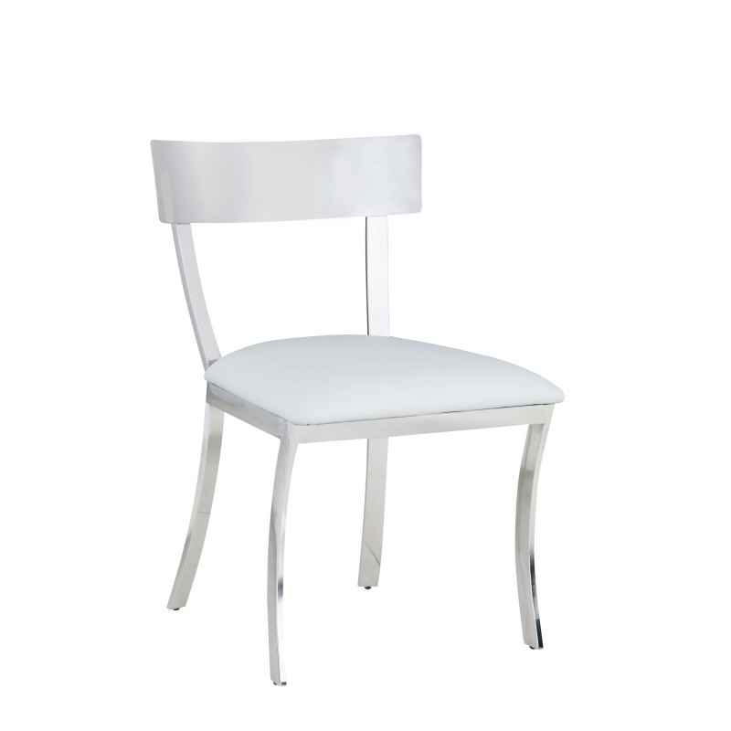 Maiden Sc Wht Contemporary Curved Back Side Chair 2