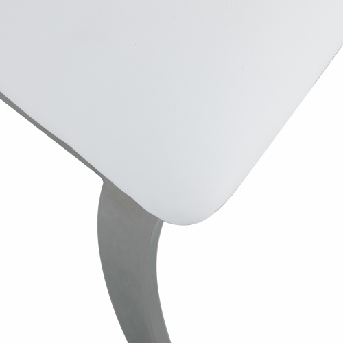 Maiden Sc Wht Contemporary Curved Back Side Chair 5