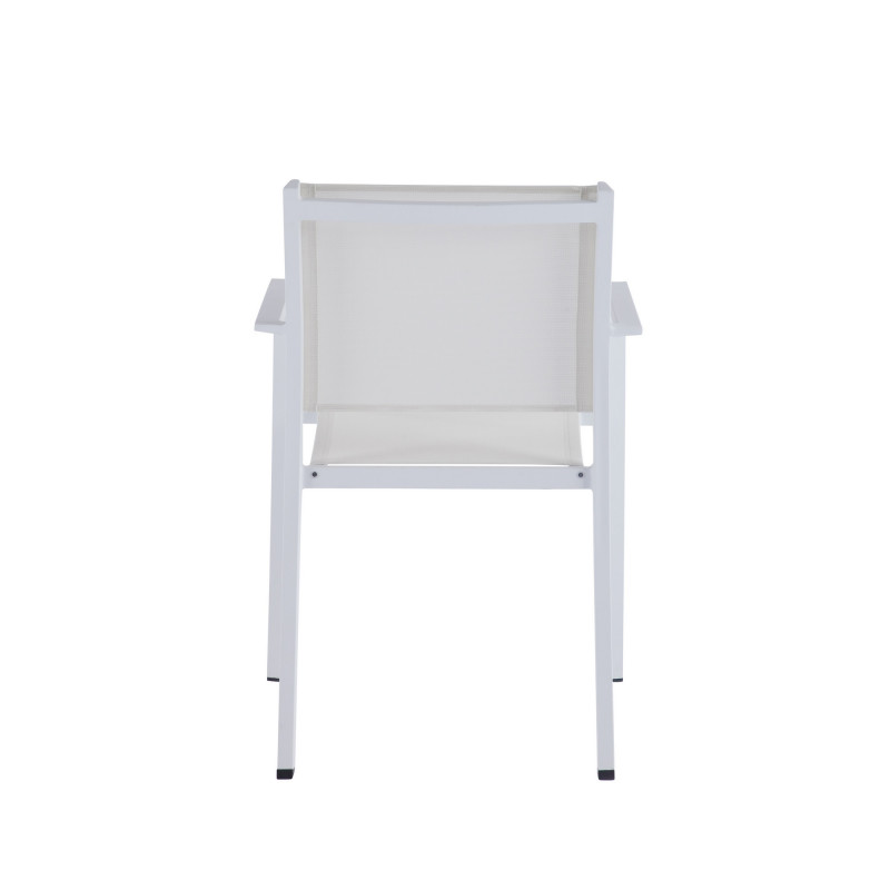 Malibu Ac Wht Lb Contemporary Low Back Outdoor Chair With Sling Seat 5