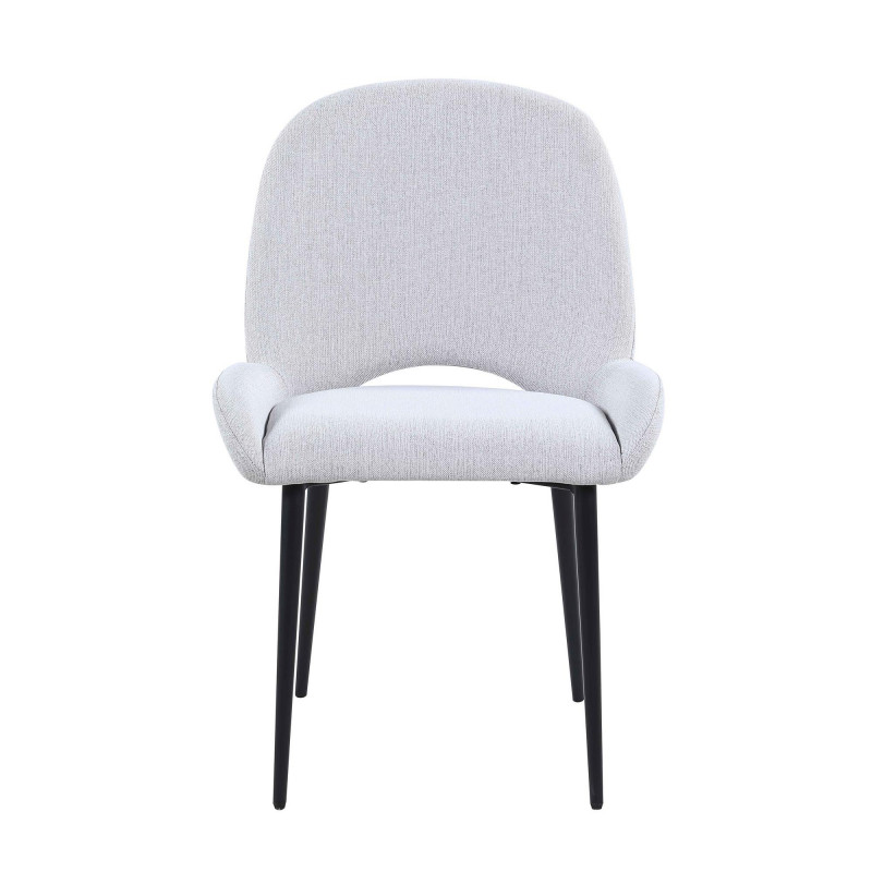 Marjorie Sc Gry Contemporary Side Chair Bucket Seat 5