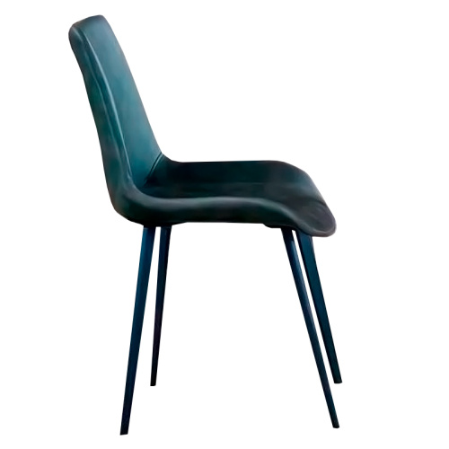Mary Sc Gry Chintaly Contemporary Curved Side Chair Steel Legs 1