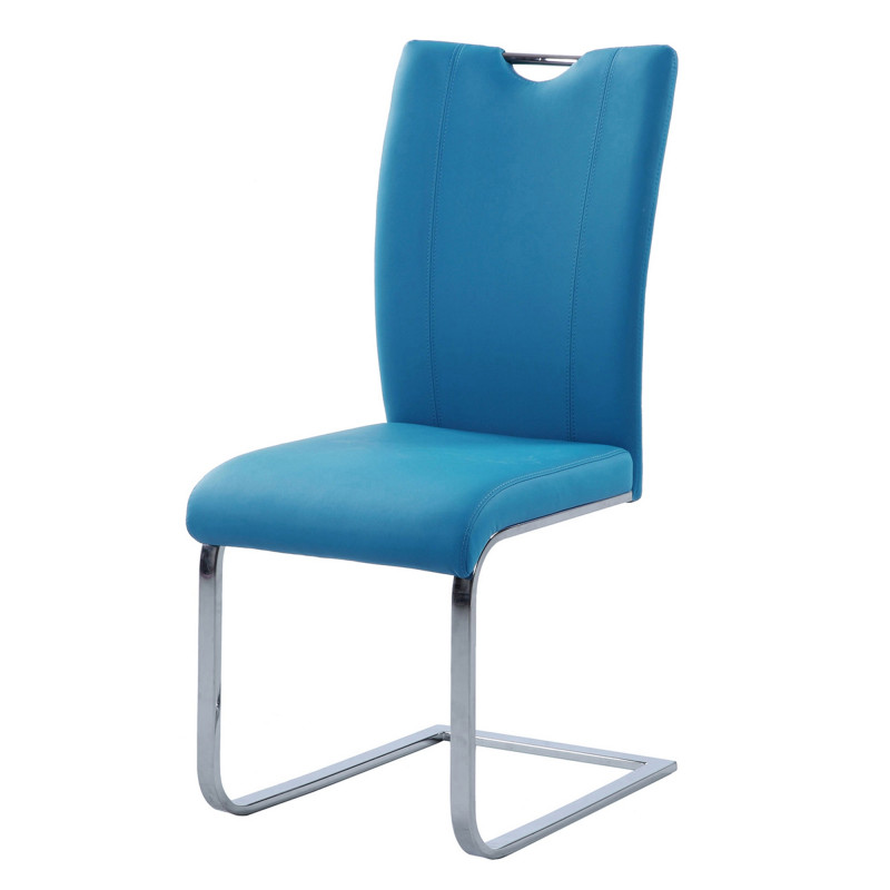 Melissa Sc Blu Contemporary Handle Back Cantilever Side Chair 2