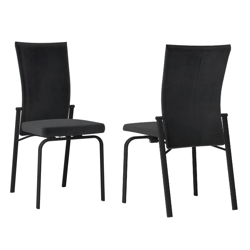 Molly Sc Blk Blk Fab Contemporary Motion Back Side Chair 3
