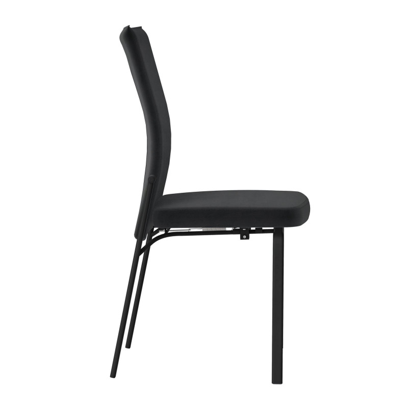 Molly Sc Blk Blk Fab Contemporary Motion Back Side Chair 5