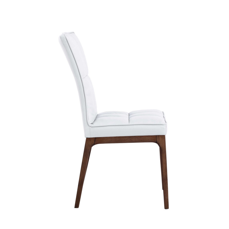 Peggy Sc Wal Wht Modern Tufted Side Chair Solid Wood Frame 4