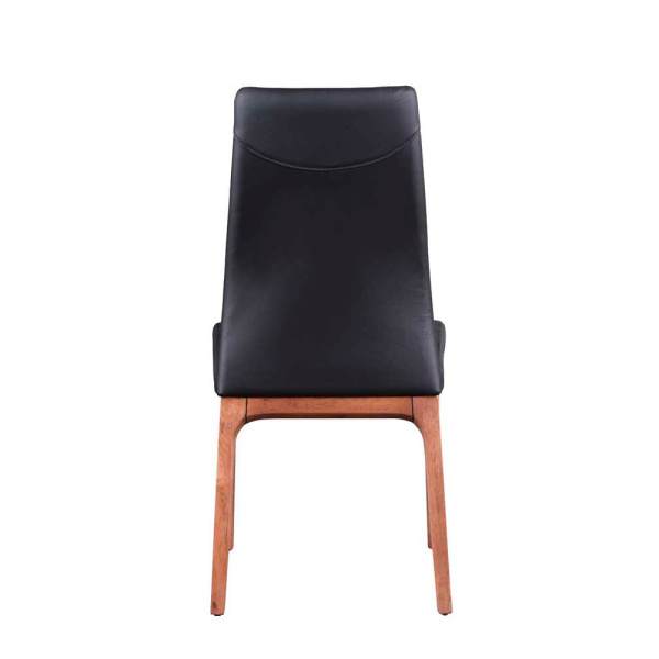 Rosario Sc Wal Blk Chintaly Modern Contour Back Upholstered Side Chair Solid Wood Base Set Of 2 5