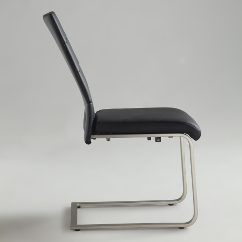 Savannah Sc Blk Motion Back Cantilever Side Chair 2