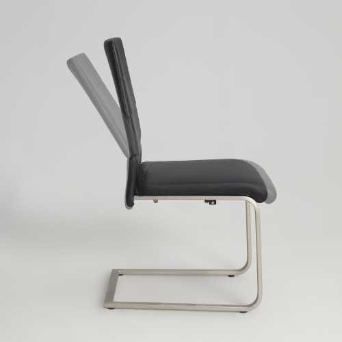 Savannah Sc Blk Motion Back Cantilever Side Chair 3