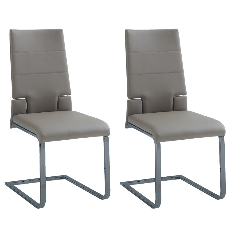 SAVANNAH-SC-TPE Motion Back Cantilever Side Chair Set of  2