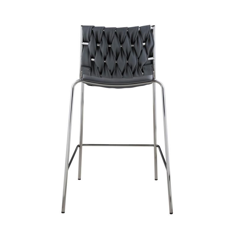 Taylor Cs Gry Contemporary Stackable Counter Stool Weave Back 4