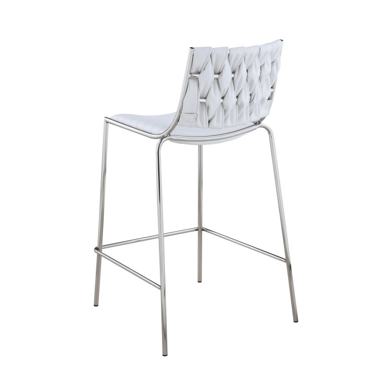 Taylor Cs Wht Contemporary Stackable Counter Stool Weave Back 3