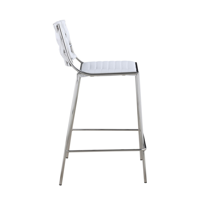Taylor Cs Wht Contemporary Stackable Counter Stool Weave Back 5