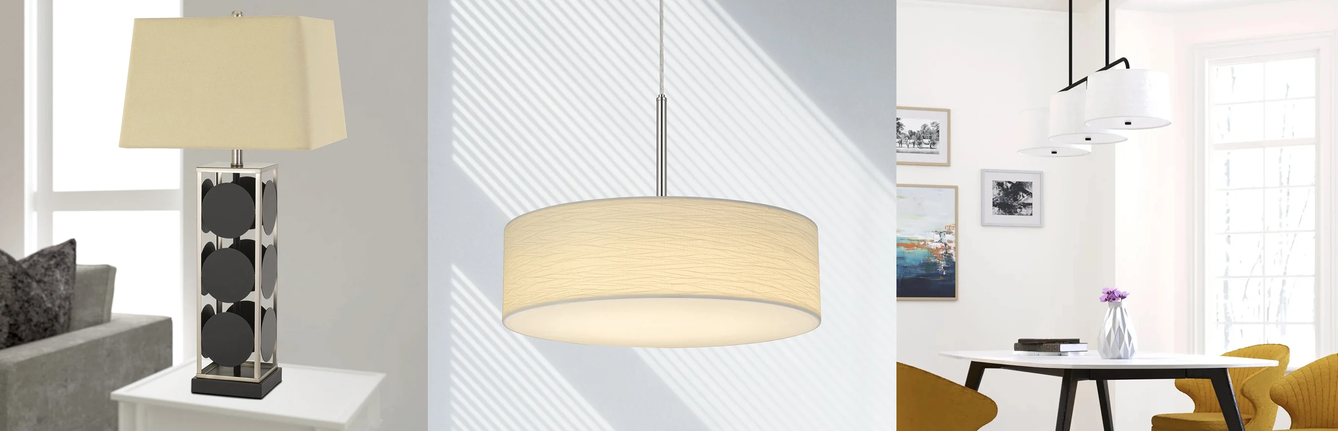 Lines Lamp Shades for Chandeliers, Floor Lamps and Table Lamps