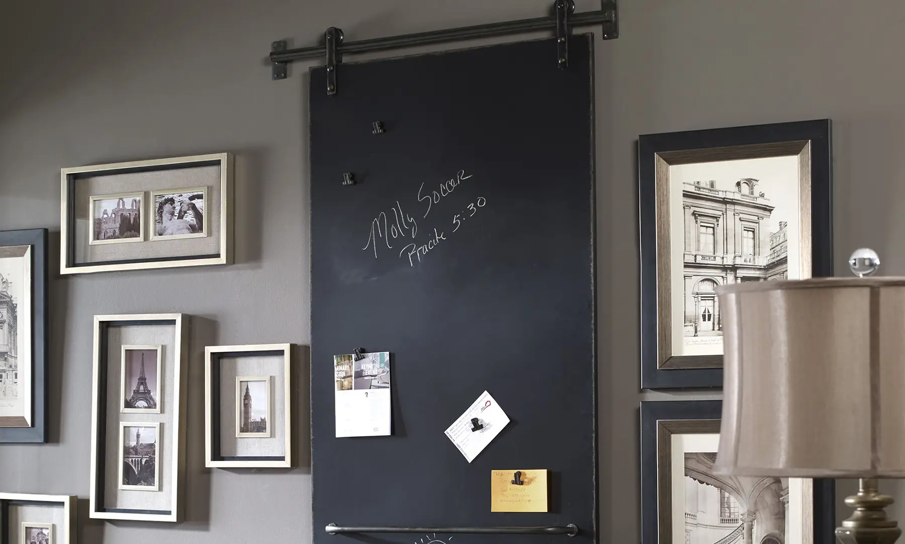 Chalkboards are decorative and practical and come in a variety of styles and sizes.