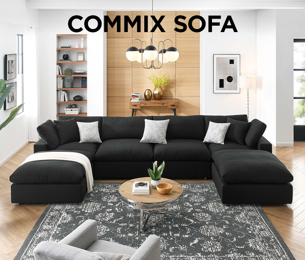 Shop Commix Cloud Dupe Sectional Sofas