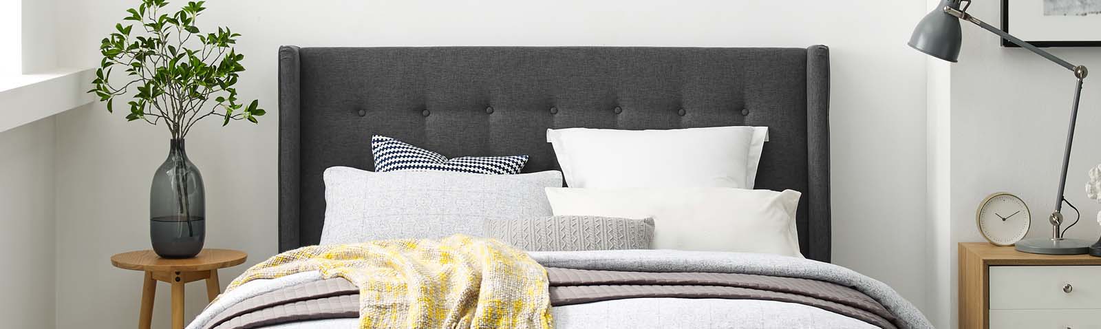Complete your bedroom with a headboard from Homethreads