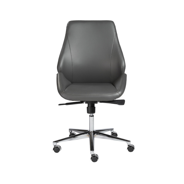 00470GRY Bergen Low Back Office Chair w/o Armrests