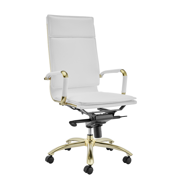 01264WHTMBG Gunar Pro High Back Office Chair