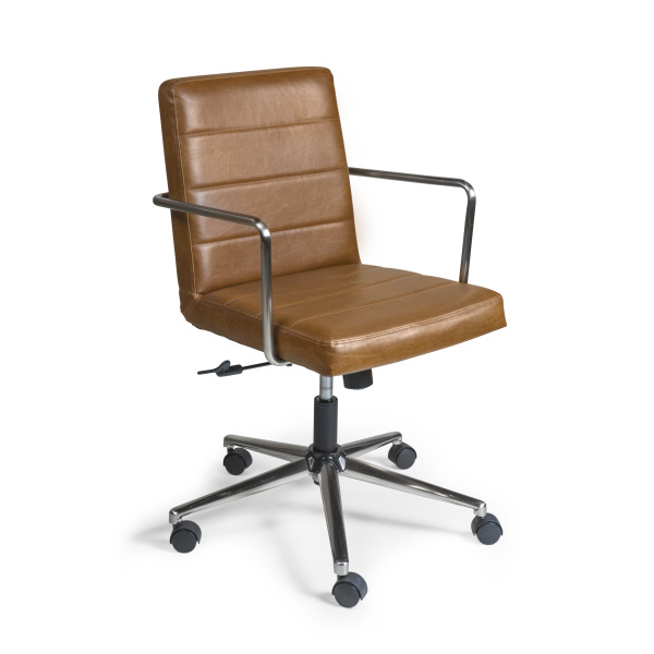 01283BRN Leander Low Back Office Chair