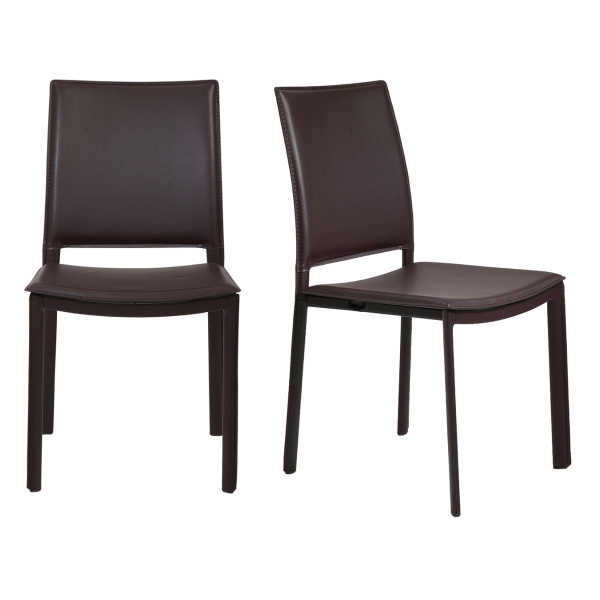 02379BRN-MP2 Kate Side Chair  (Set of 2)