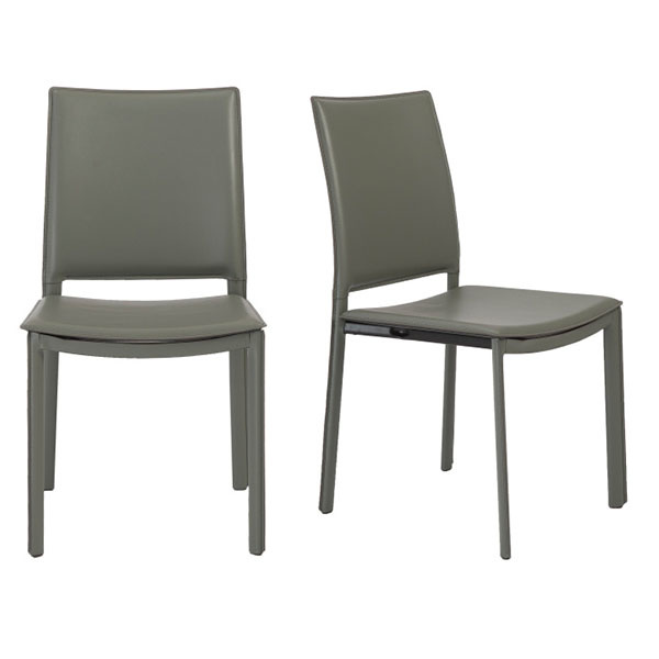 02379DKGRY-MP2 Kate Side Chair (Set of 2)