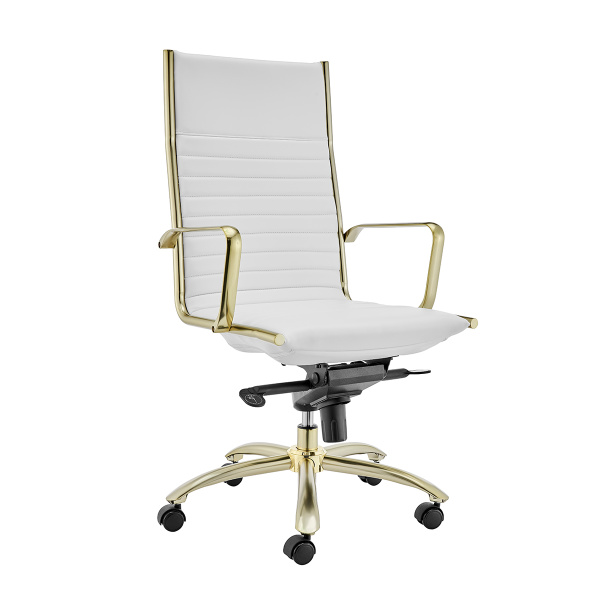 10675WHTMBG Dirk High Back Office Chair