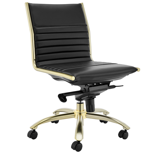 10676BLKMBG Dirk Low Back Office Chair w/o Armrests