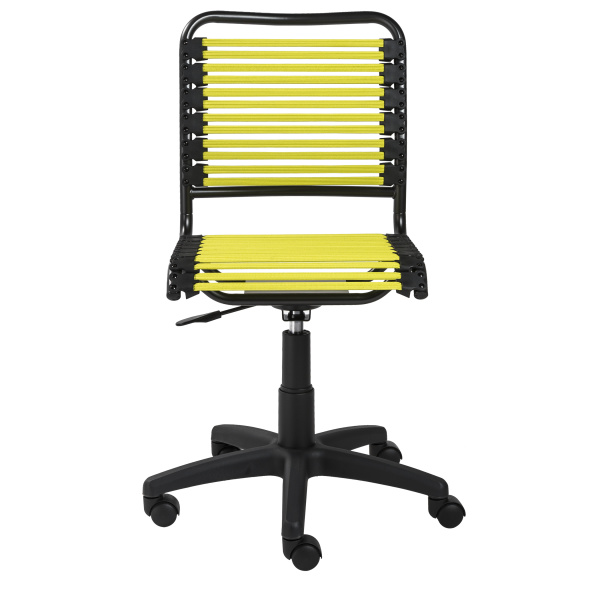 12540LIME Allison Bungie Flat Low Back Office Chair