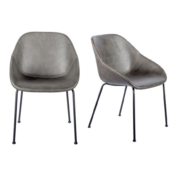 30502DKGRY Corinna Side Chair (Set of 2)