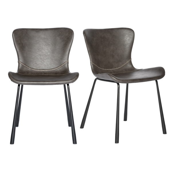 30510DKGRY Melody Side Chair  (Set of 2)