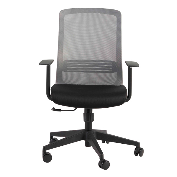 39003GRY Spiro Office Chair with Adjustable Arms