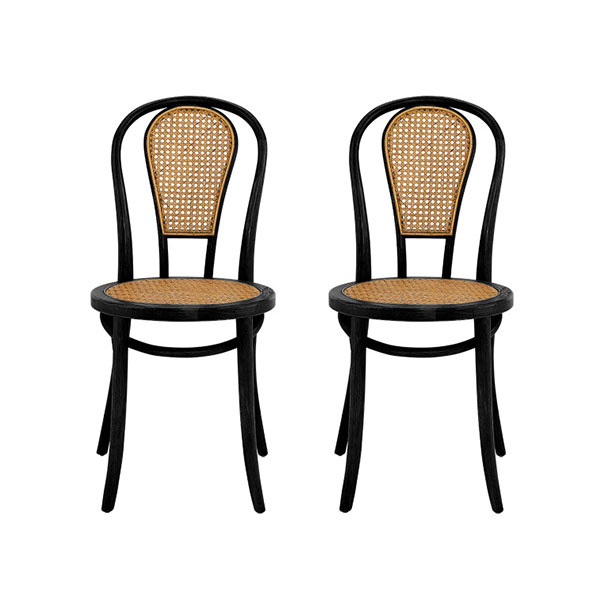 39120MTBLK Liva Matte Black Side Chair (Set of 2)