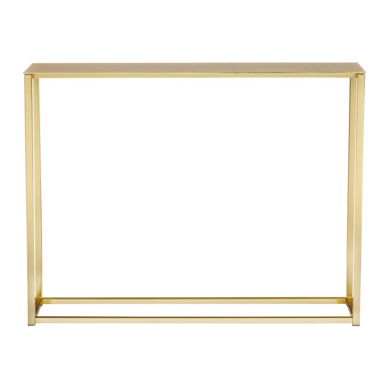 82023MBG Montclair 48" Console Table in Matte Brushed Gold