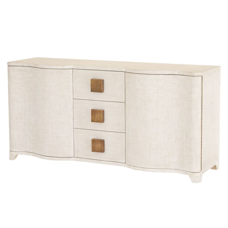 7.20020 Global Views Toile Linen Credenza 7.20020