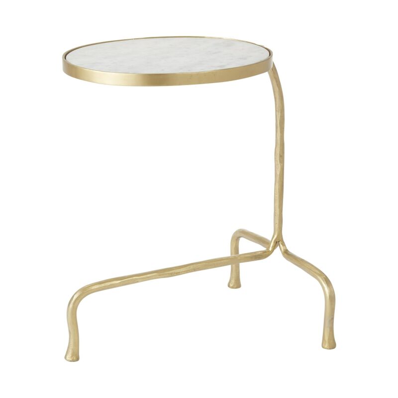 Global Views Cantilever Table-Brass 7.90616