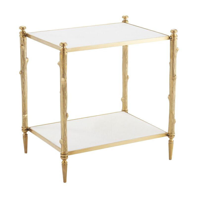 Global Views Arbor Side Table-Brass 8.82037