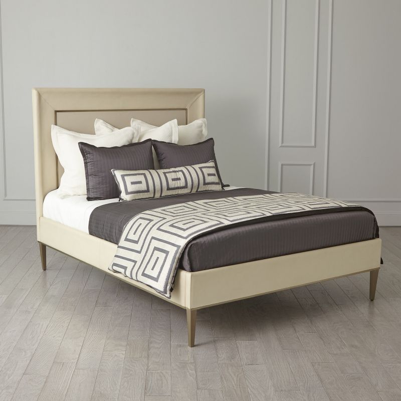 AG2.20028 Global Views Ellipse Queen Bed-Ivory AG2.20028