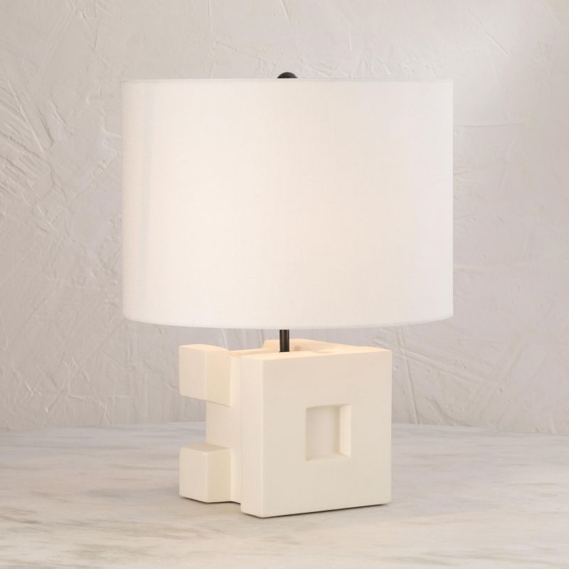 CLL1.10005 Global Views Cubist Ceramic Lamp CLL1.10005