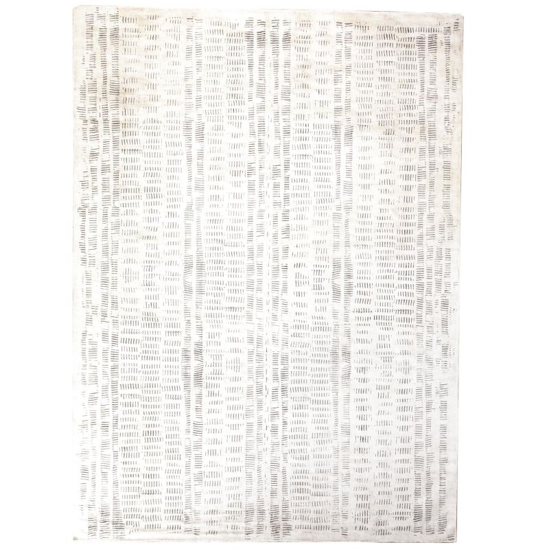 FDS9.90007 Global Views Frequency Rug-Cream/Charcoal
