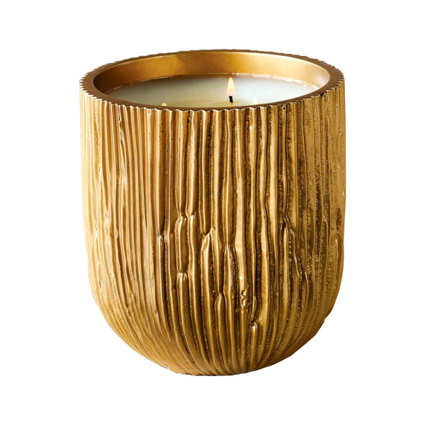 FDS9.90074 Global Views Ege Candle-Pilgrimage-Bright Bronze FDS9.90074