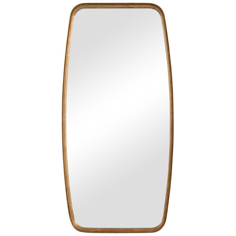 W00515 Rectangular Wall Mirror with Gold Frame