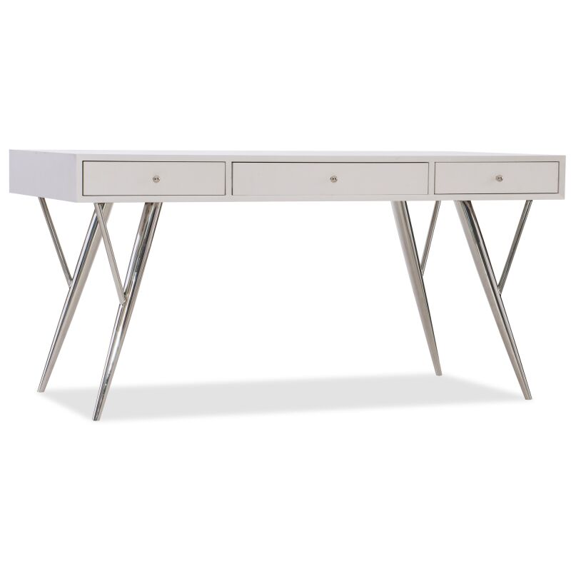5622-10460-WH Sophisticated Contemporary Writing Desk 60in