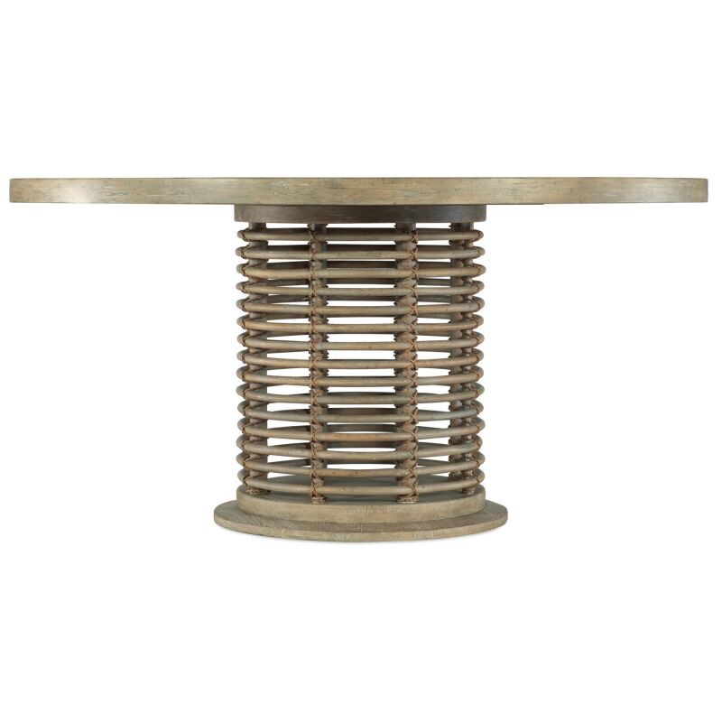 6015-75213-80 Surfrider 60in Rattan Round Dining Table