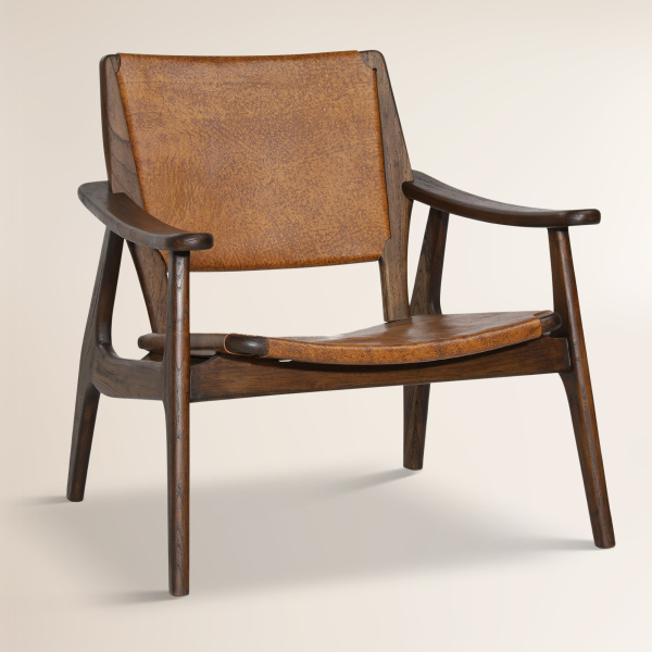 DOV0480-BRWN Haven Juniper Occasional Chair by Frenshe Interiors